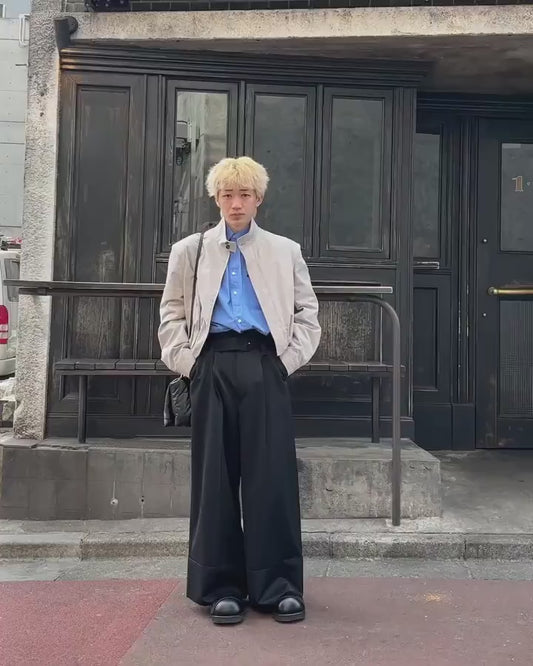 ROLLED-IN HARRINGTON