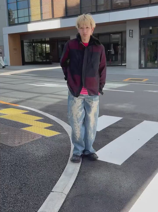 WOOL CHECK HOODIE WOOL SHIRT