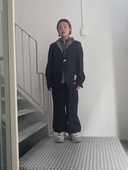 THREE LAYERED HOUNDSTOOTH JACKET