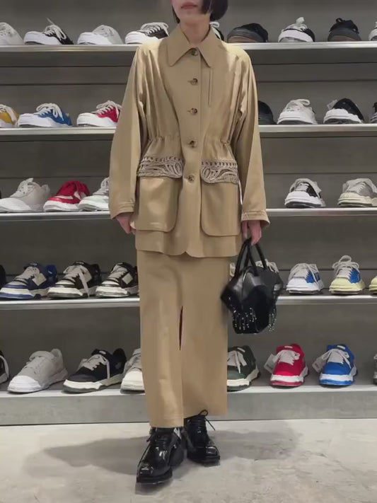 BLACK FAUX LEATHER HANDKERCHIEF HANDBAG