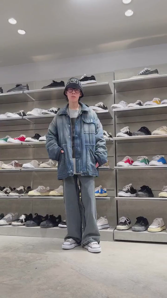 GRAPHIC SIDE SEAM POCKET SWEATSHIRT