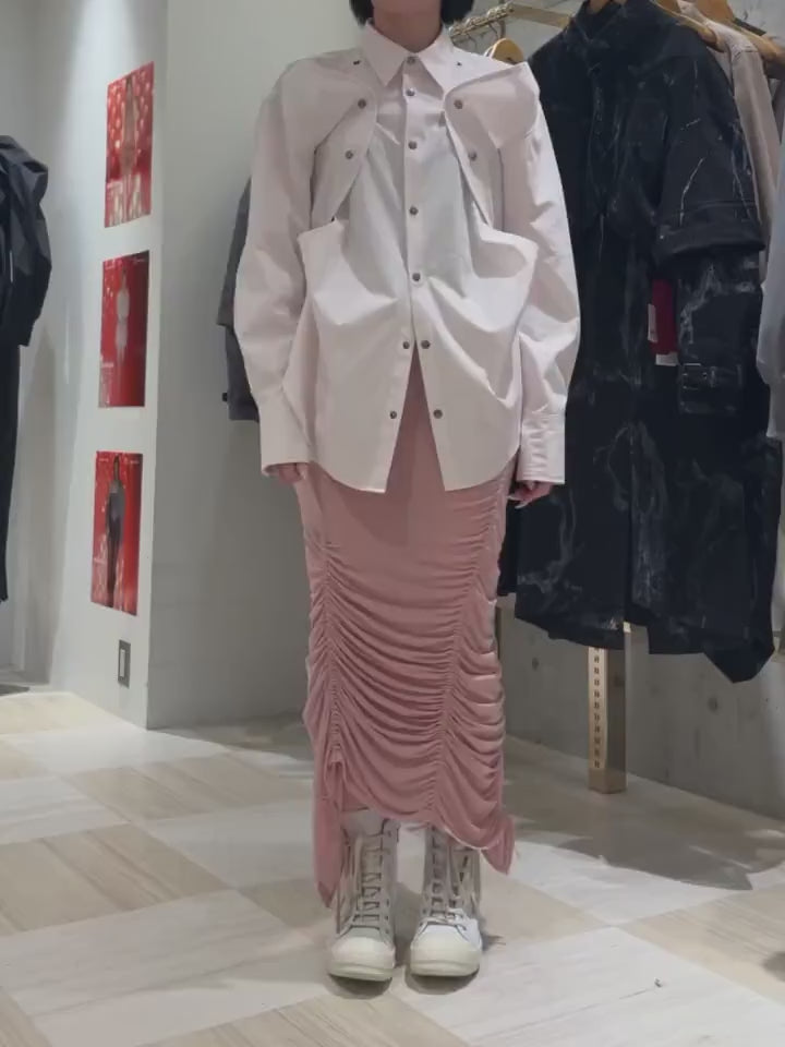 mukcyen(ムッシャン) 2026SS PROTOCOL SPINE SHIRT L M266SH03