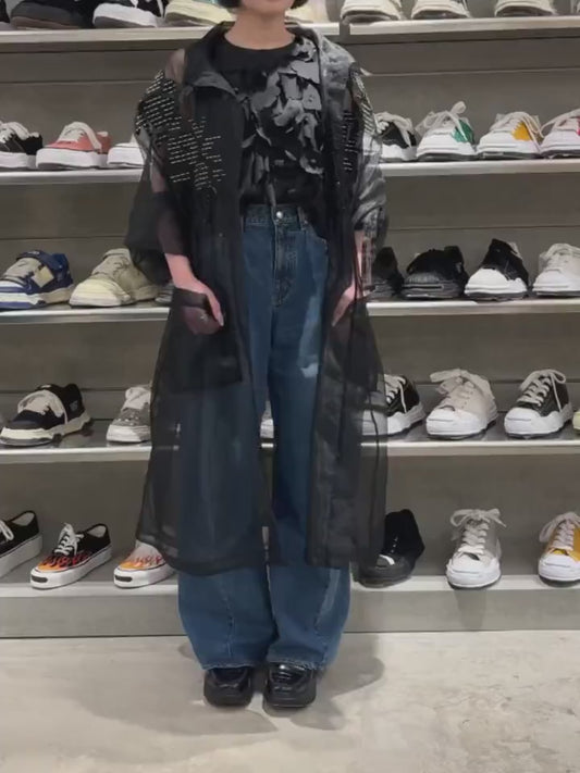 MEU FLOWER SHEER COAT