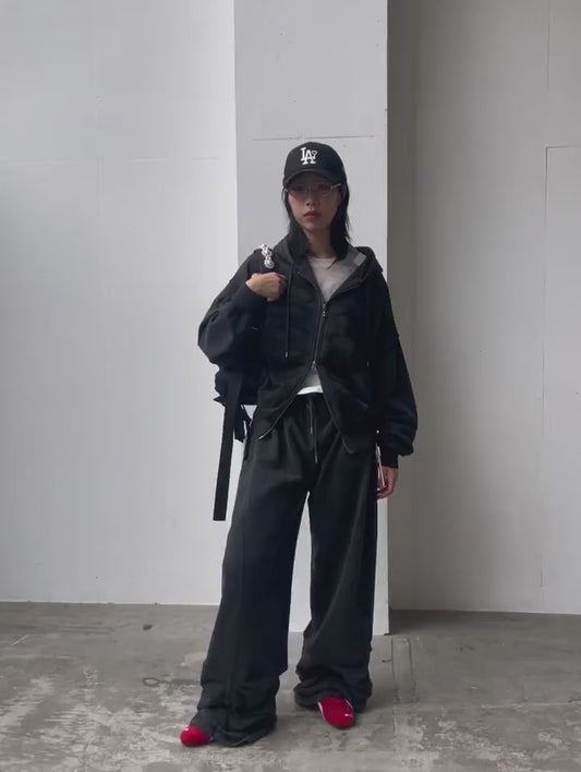 FETICO×BLANC METAL OVAL GLASSES- BLACK