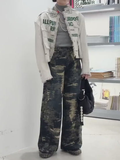 DIRTY SPIKE CANVAS SNEAKER