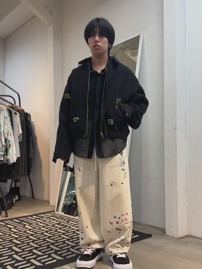 WOOL CHECK HOODIE WOOL SHIRT