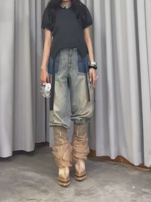 SHEER MELTED BOOTS