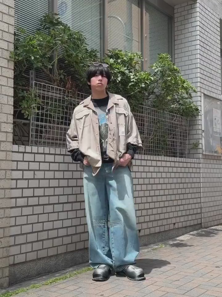 EGONlab.(エゴンラボ) 2026SS OVERSCALED DENIM SS26-DN-002A