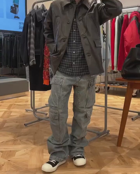 DOUBLE CARGO JEANS - MINERAL INDIGO