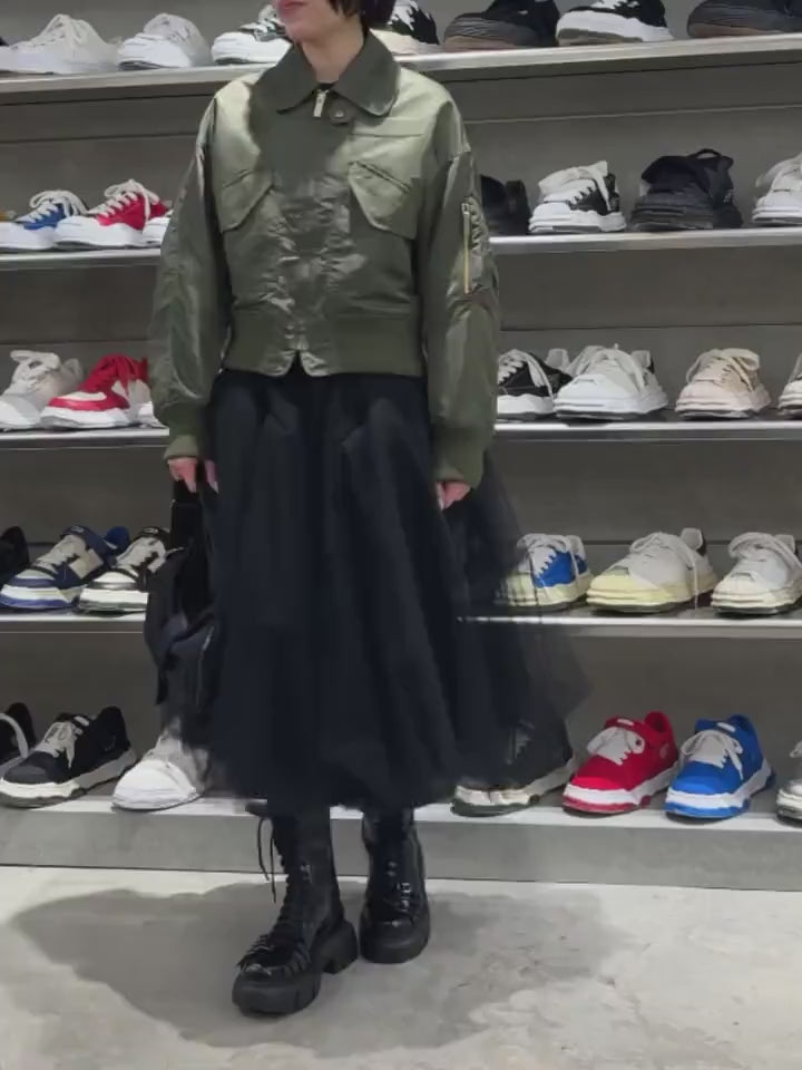Mame Kurogouchi(マメクロゴウチ) 2026SS NYLON TWILL 3D EMBROIDERY