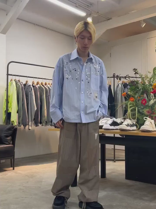 REPAIRED WOVEN SLACKS