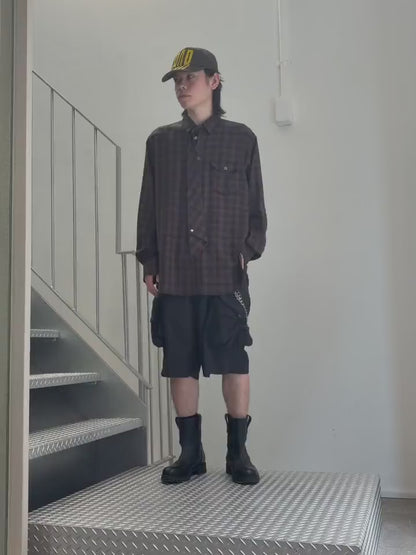 NYLON MULTI POCKET SHORTS