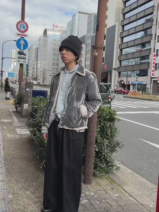 "D" VELT SUPER WIDE CHINO PANTS