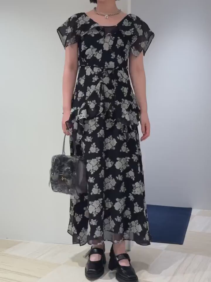 FETICO(フェティコ) 2026SS SHEER FLORAL JACQUARD DRESS FTC262-0802