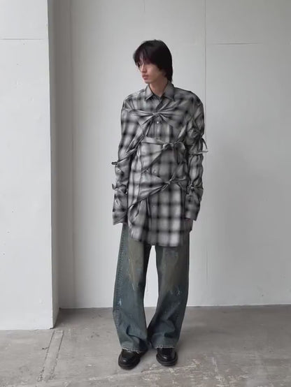 IMITATION RIBBON SHIRT