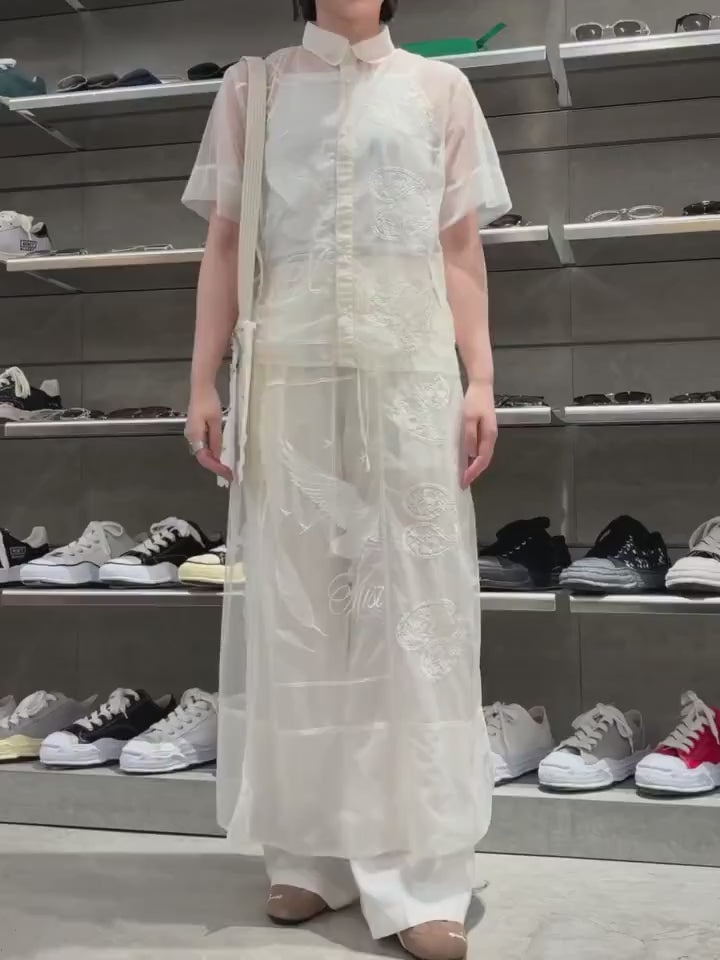 Mame Kurogouchi(マメクロゴウチ) 2026SS KARAKO JACQUARD TROUSERS