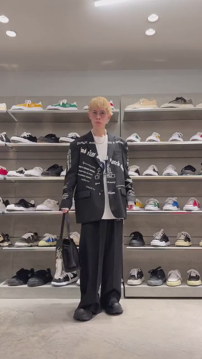 "TATTOO" ADJUSTER WIDE SLACKS