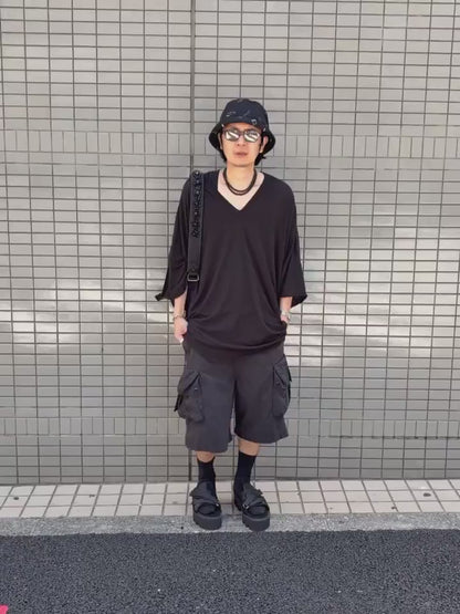 NYLON MULTI POCKET SHORTS