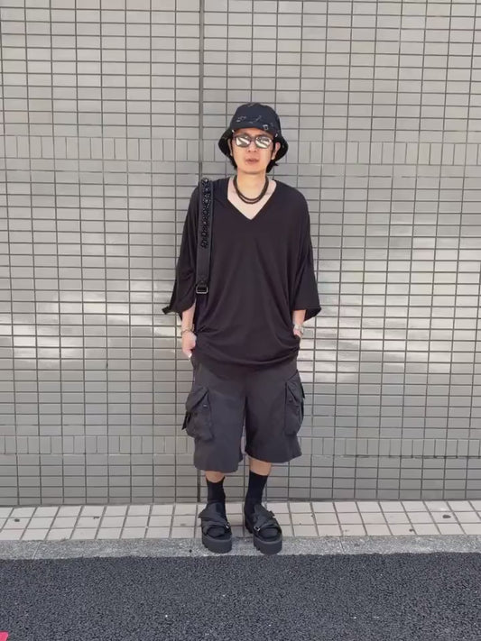 NYLON MULTI POCKET SHORTS