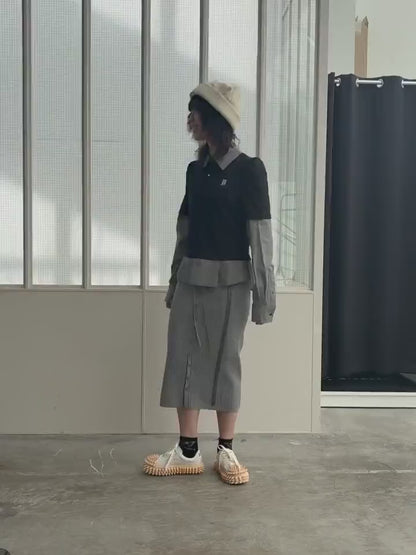 SPIKY LEATHER SNEAKER