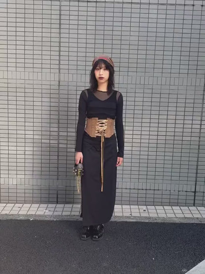 LINEN GAZE CORSET
