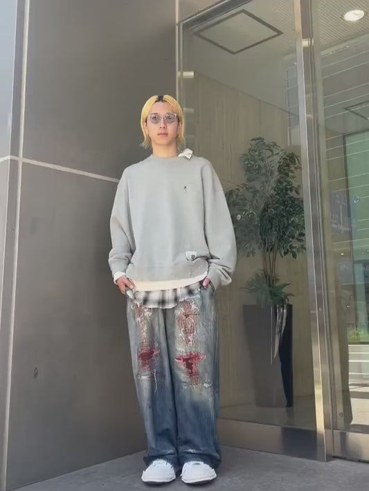 TRANSFER WIDE PANTS - CRASH