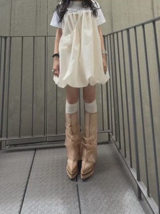 SHEER MELTED BOOTS