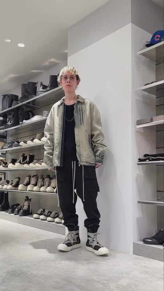 CONCEALED ZIPFRONT JKT - MINERAL PEARL