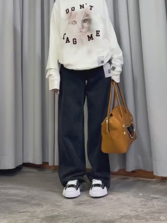 LAUGHING EMOJI LEATHER BAG