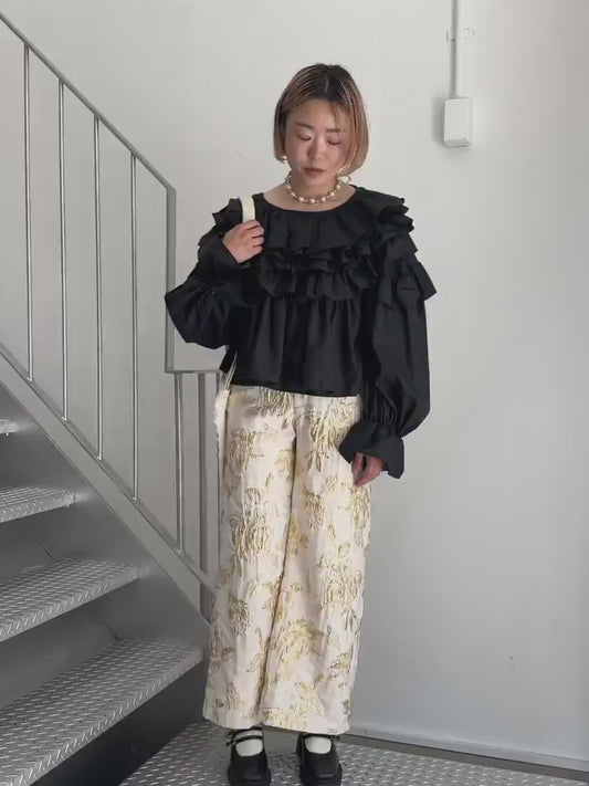 JACQUARD TROUSERS