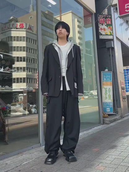 GABARDINE CARGO BONDAGE PANTS