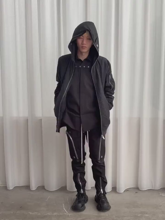 GIMP FLIGHT BOMBER - BLACK