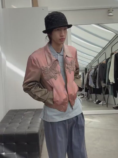 "BENJAMIN"BUTTON BORDER SKIPPER TEE