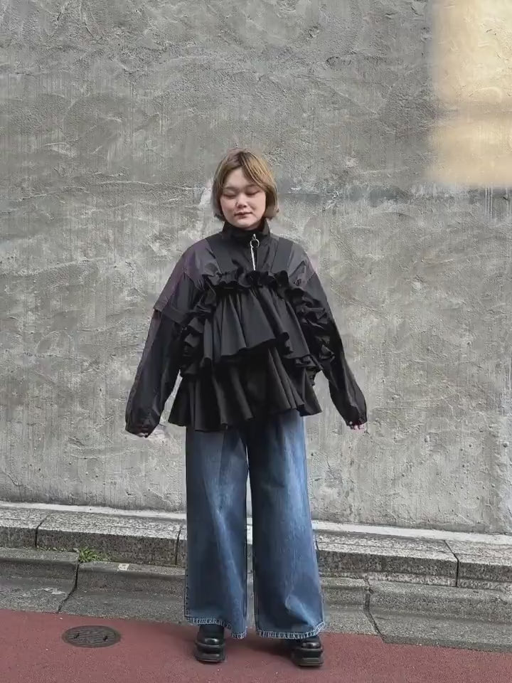 WASHED DENIM WIDE PANTS – MIDWEST ONLINE STORE