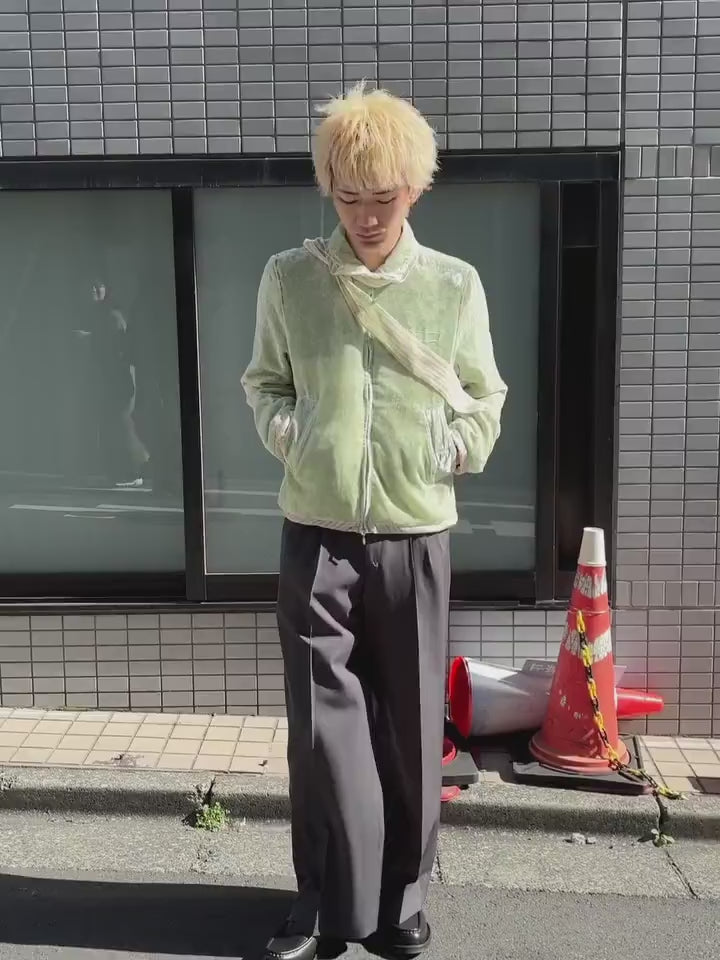 MASU(エムエーエスユー) 2026SS UNEVEN VELVET JACKET M26U6BL004