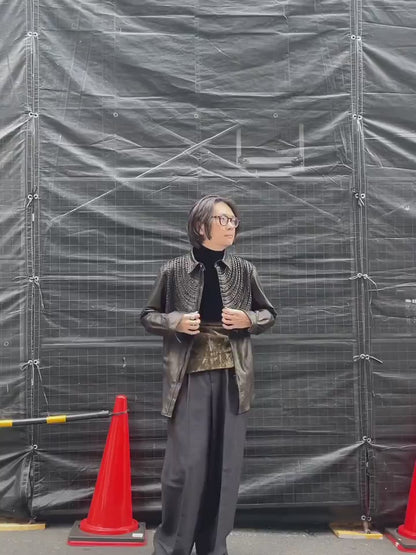 TWO-TUCK WIDE TROUSERS