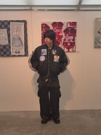 R/CO SATIN CARGO PANTS