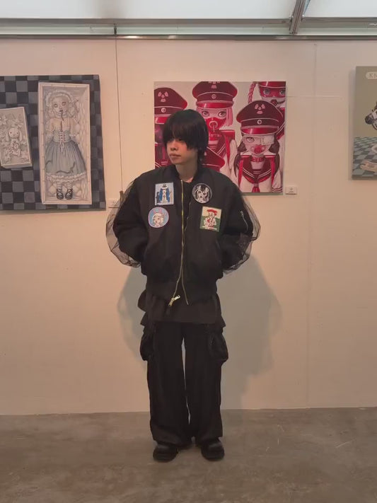 KIDILL×ALPHA INDUSTRIES BABYART MA-1 ARTWORK BY TREVOR BROWN