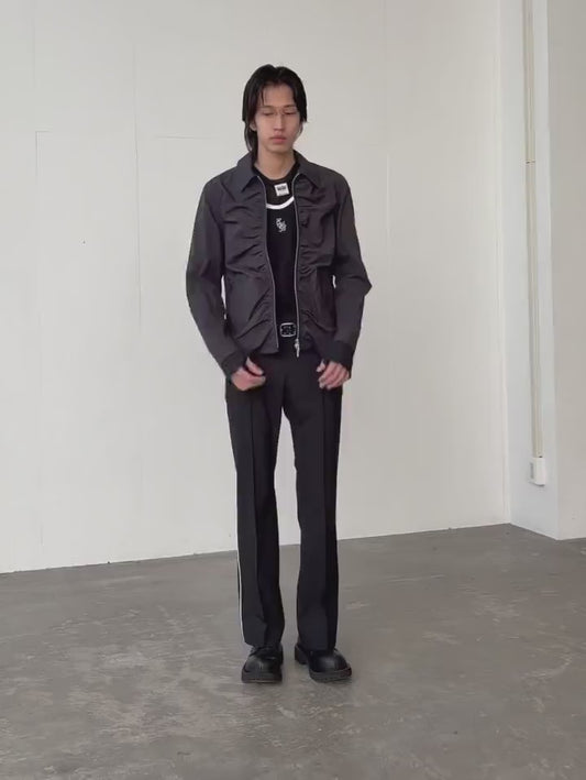 "D" BUCKLE LEATHER SHOES