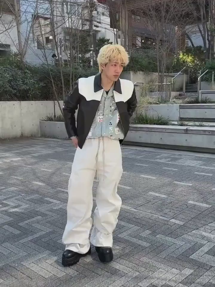 ERNEST W.BAKER(アーネストダブルベーカー)WESTERN LEATHER HARRINGTON