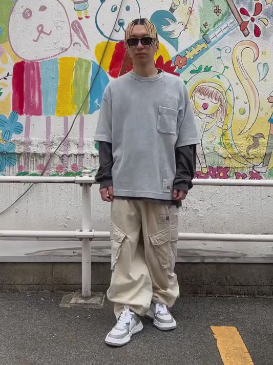 FRONT BACK COMBINED CARGO PANTS