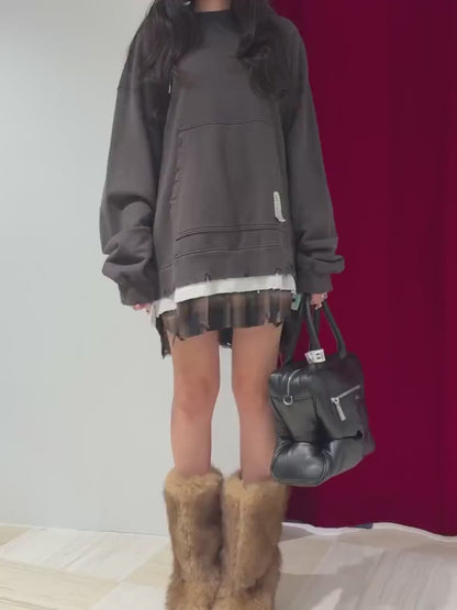 TRIPLE LAYERED HOODIE