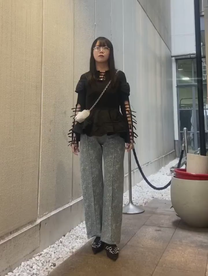 Chika Kisada(チカキサダ) 2026SS OFF SHOULDER PEPLUM TOPS CB-26049