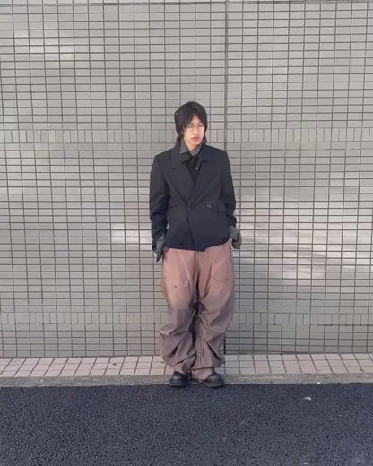 "D" BUCKLE LEATHER SHOES