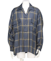 OMBRE PLAID WPOCKET SHIRT