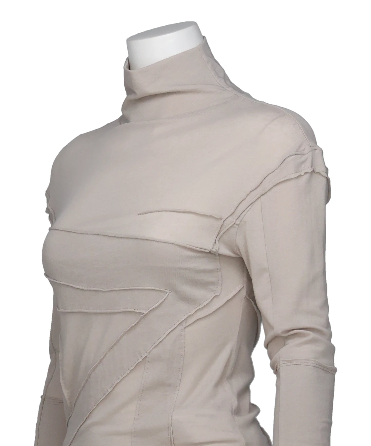GAUZE HIGH NECK TOP