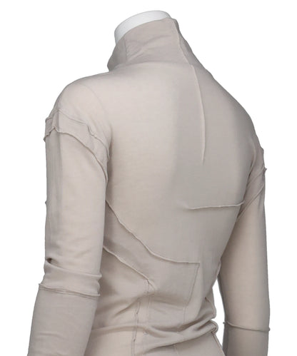 GAUZE HIGH NECK TOP