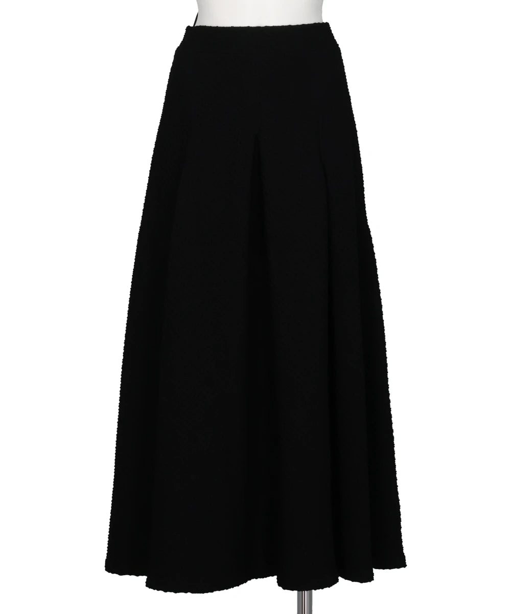 Mame Kurogouchi(マメクロゴウチ) SHIRRING JERSEY JACQUARD FLARE SKIRT