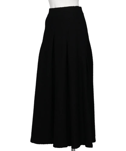 SHIRRING JERSEY JACQUARD FLARE SKIRT