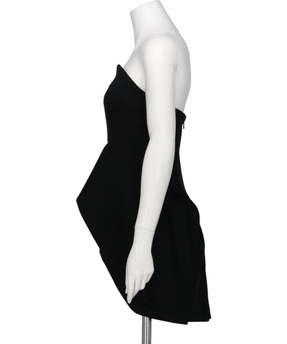 DOUBLE JERSEY ASYMMETRIC BUSTIER